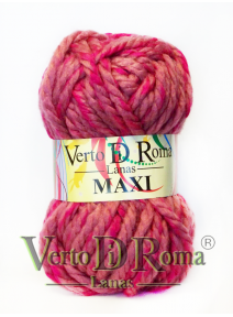 Ovillo Lana Maxi Multicolor Rosa y Fucsia