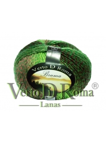 Ovillo Lana Bruma Multicolor en Verdes