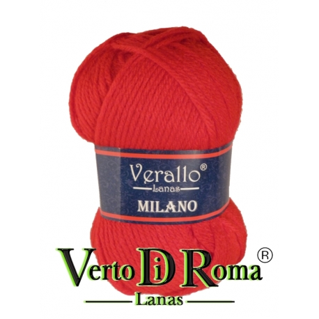Ovillo Lana Verallo Milano Rojo