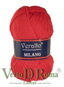 Ovillo Lana Verallo Milano Rojo 3