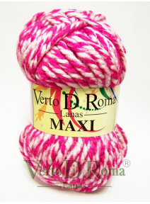 Ovillo Lana Maxi Multicolor Rosa